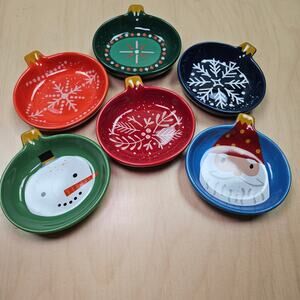 Danica Jubilee Set of 6 Pinch Bowls | Christmas Charms NEW W/Box 2 oz Nestable